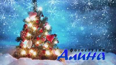 Футаж елка новогодняя