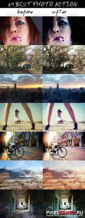 24 Coloring Photoshop Action