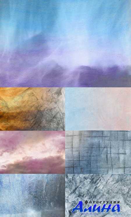 Remixed Chalk Pastel Textures Photo Stock