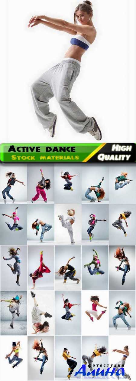 Young people in the active dance - 25 HQ Jpg
