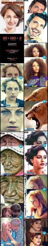20 Painting Effect - Photoshop Action 20 Painting Effect - Photoshop Action
