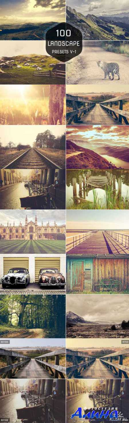 100 Landscape Lightroom Preset