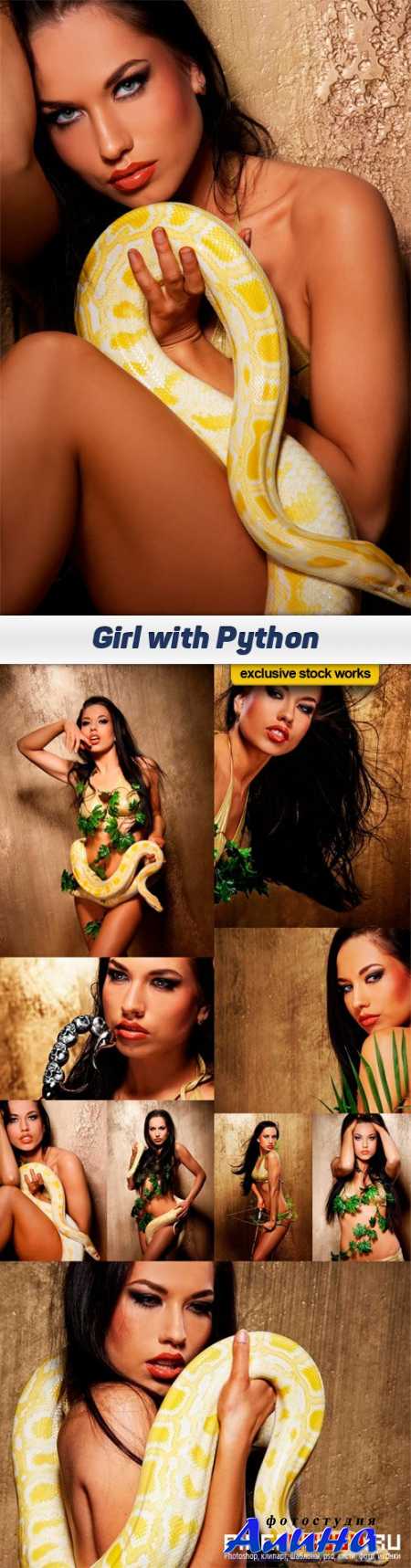 Girl with Python