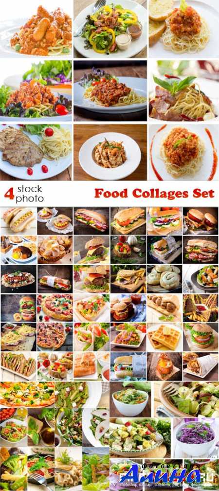 Food Collages Set
