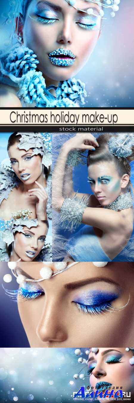 Christmas holiday make-up