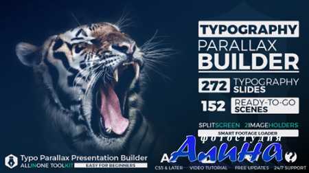 Big Typo Parallax Presentation Builder