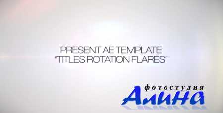 Titles Rotation Flare