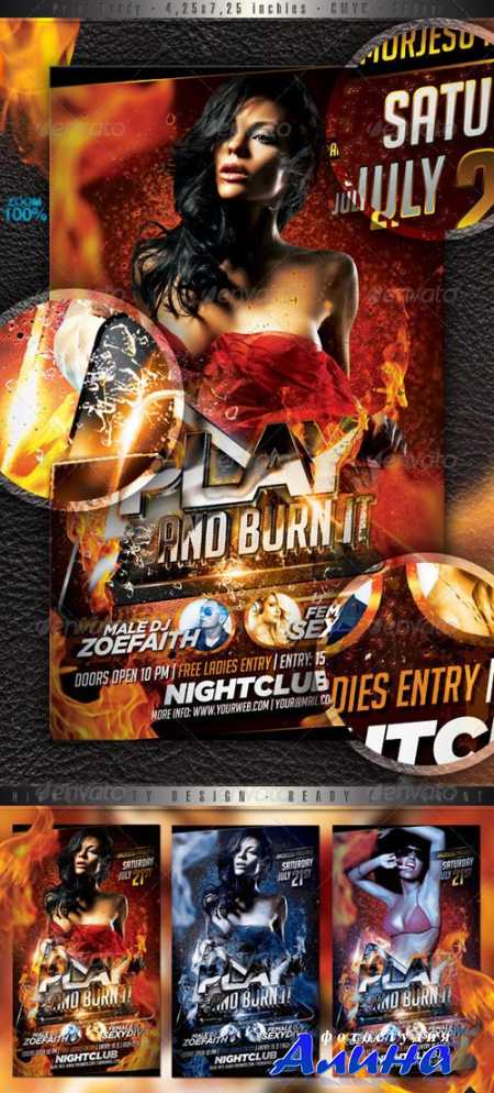 GraphicRiver Play And Burn It Flyer Template