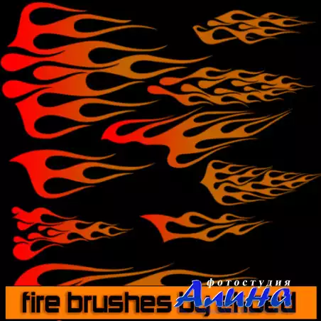 Fire Brushes by ekoed